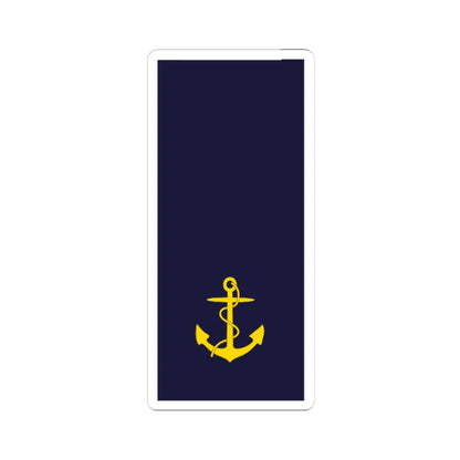 SWE Navy 0bar (Sweden) (Military Rank) STICKER Vinyl Kiss-Cut Decal 4 Inch White - The Sticker Space