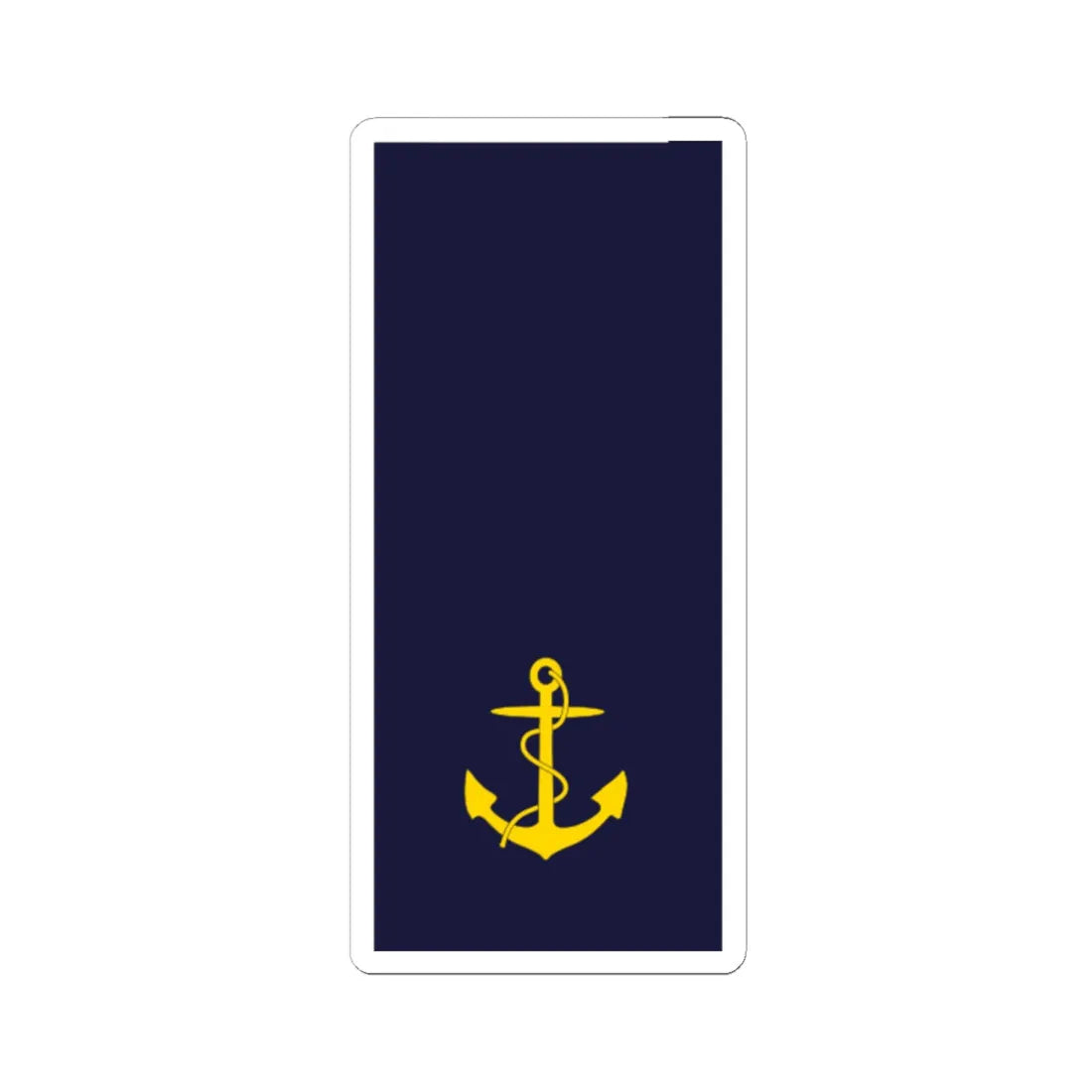 SWE Navy 0bar (Sweden) (Military Rank) STICKER Vinyl Kiss-Cut Decal 6 Inch White - The Sticker Space