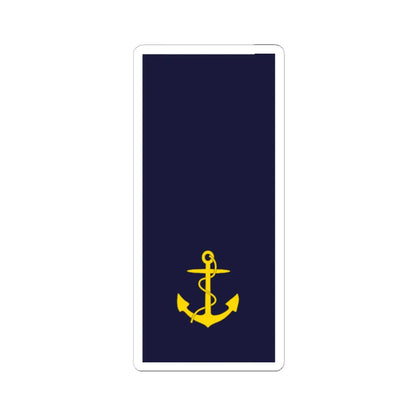 SWE Navy 0bar (Sweden) (Military Rank) STICKER Vinyl Kiss-Cut Decal 6 Inch White - The Sticker Space