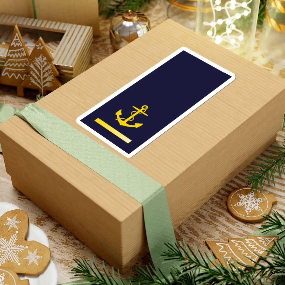 SWE Navy 1bar (Sweden) (Military Rank) STICKER Vinyl Kiss-Cut Decal - The Sticker Space