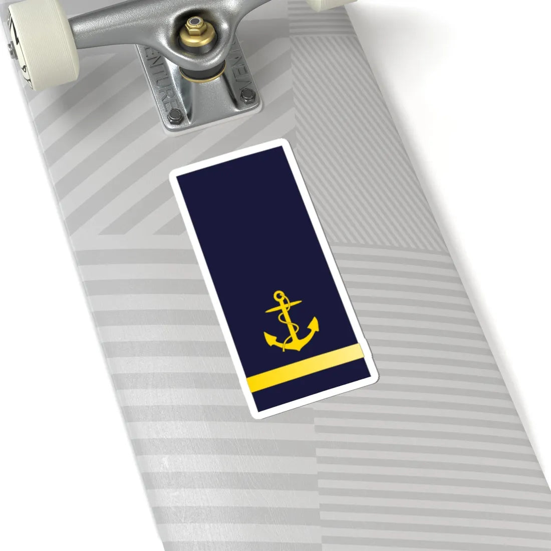 SWE Navy 1Stripes (Sweden) (Military Rank) STICKER Vinyl Kiss-Cut Decal - The Sticker Space