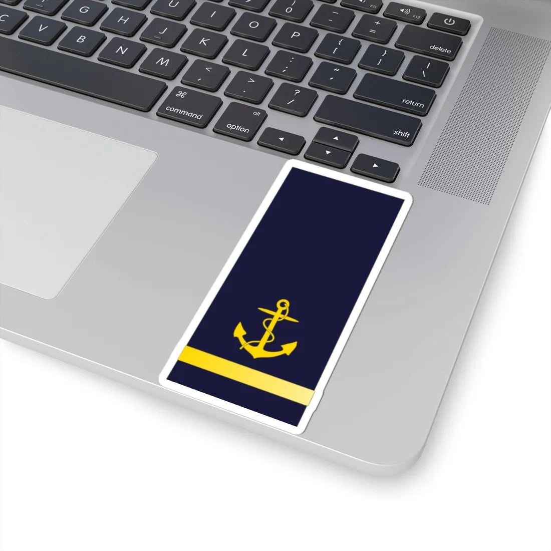 SWE Navy 1Stripes (Sweden) (Military Rank) STICKER Vinyl Kiss-Cut Decal - The Sticker Space