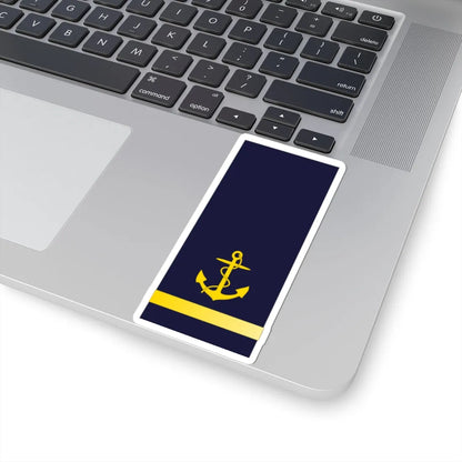 SWE Navy 1Stripes (Sweden) (Military Rank) STICKER Vinyl Kiss-Cut Decal - The Sticker Space