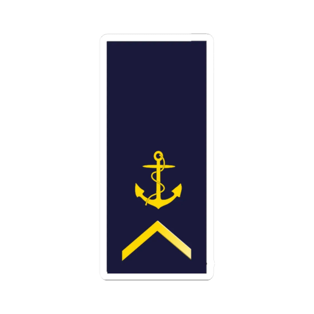 SWE Navy 1UpArrow (Sweden) (Military Rank) STICKER Vinyl Kiss-Cut Decal 2 Inch White - The Sticker Space