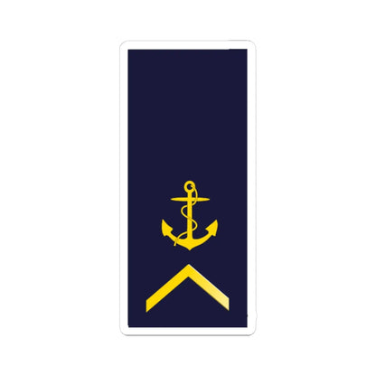 SWE Navy 1UpArrow (Sweden) (Military Rank) STICKER Vinyl Kiss-Cut Decal 3 Inch White - The Sticker Space