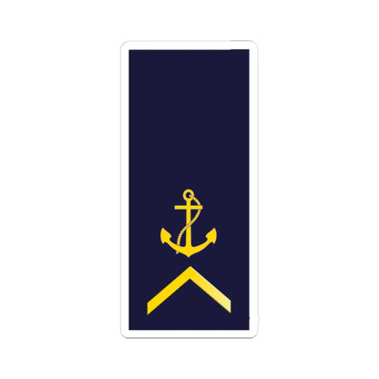 SWE Navy 1UpArrowB (Sweden) (Military Rank) STICKER Vinyl Kiss-Cut Decal 6 Inch White - The Sticker Space