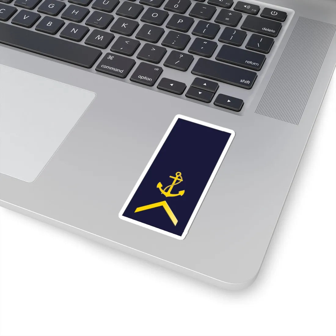 SWE Navy 1UpArrowB (Sweden) (Military Rank) STICKER Vinyl Kiss-Cut Decal - The Sticker Space