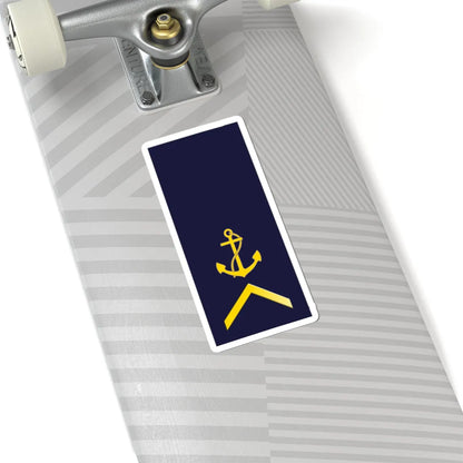 SWE Navy 1UpArrowB (Sweden) (Military Rank) STICKER Vinyl Kiss-Cut Decal - The Sticker Space