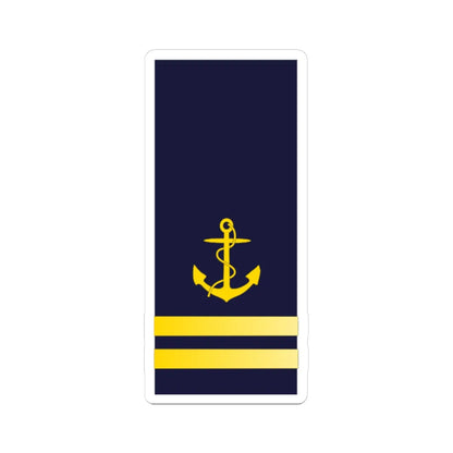 SWE Navy 2Stripes (Sweden) (Military Rank) STICKER Vinyl Kiss-Cut Decal 3 Inch White - The Sticker Space