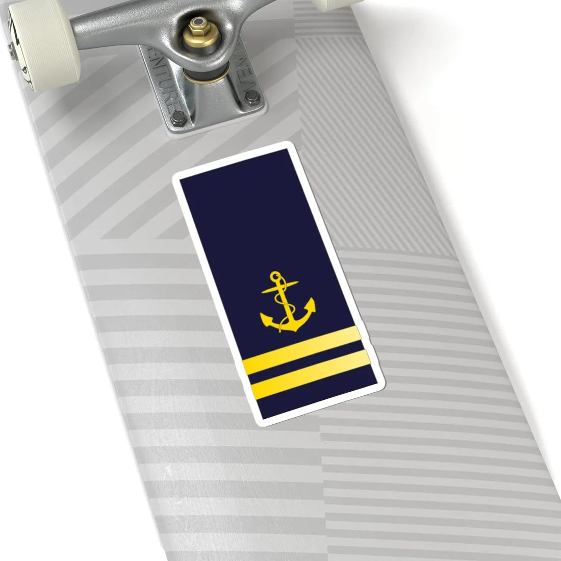 SWE Navy 2Stripes (Sweden) (Military Rank) STICKER Vinyl Kiss-Cut Decal - The Sticker Space