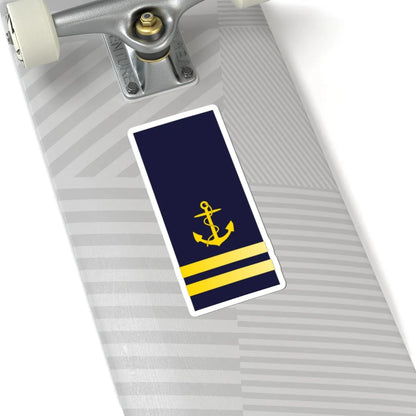 SWE Navy 2Stripes (Sweden) (Military Rank) STICKER Vinyl Kiss-Cut Decal - The Sticker Space