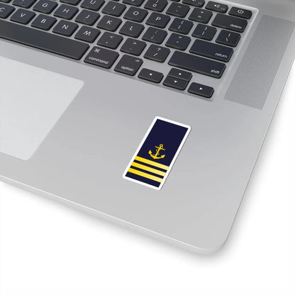 SWE Navy 3Stripes (Sweden) (Military Rank) STICKER Vinyl Kiss-Cut Decal - The Sticker Space