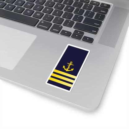 SWE Navy 3Stripes (Sweden) (Military Rank) STICKER Vinyl Kiss-Cut Decal - The Sticker Space