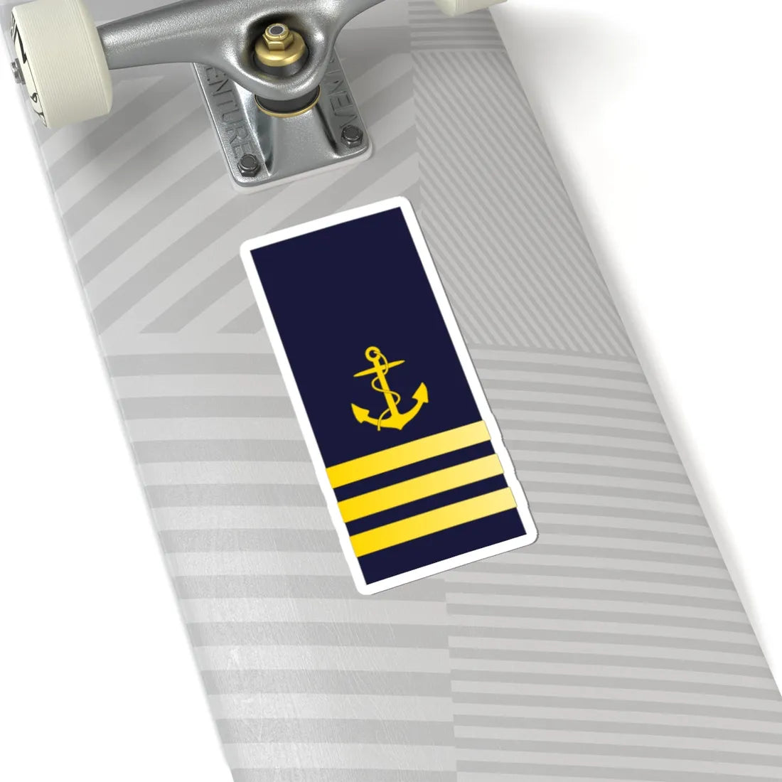 SWE Navy 3Stripes (Sweden) (Military Rank) STICKER Vinyl Kiss-Cut Decal - The Sticker Space