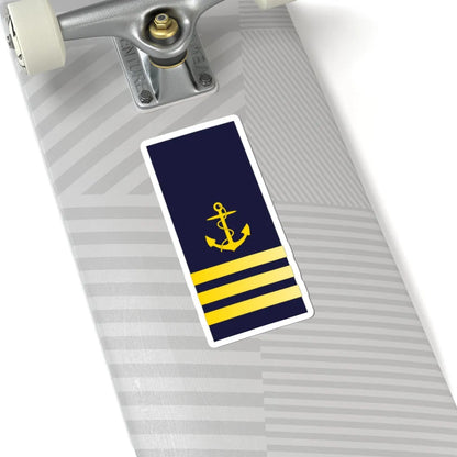 SWE Navy 3Stripes (Sweden) (Military Rank) STICKER Vinyl Kiss-Cut Decal - The Sticker Space