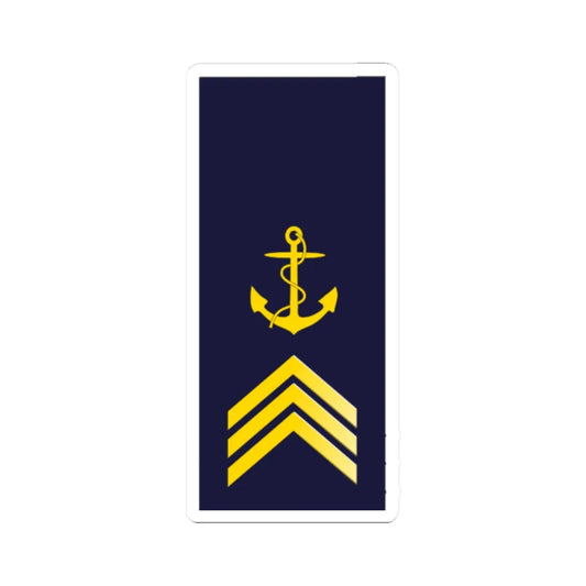 SWE Navy 3UpArrow (Sweden) (Military Rank) STICKER Vinyl Kiss-Cut Decal 2 Inch White - The Sticker Space