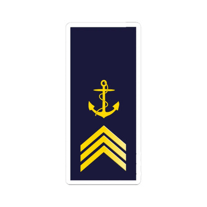 SWE Navy 3UpArrow (Sweden) (Military Rank) STICKER Vinyl Kiss-Cut Decal 4 Inch White - The Sticker Space