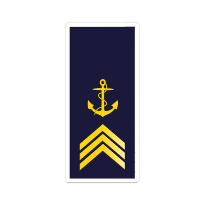 SWE Navy 3UpArrow (Sweden) (Military Rank) STICKER Vinyl Kiss-Cut Decal 6 Inch White - The Sticker Space