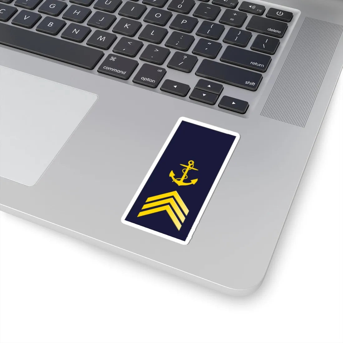 SWE Navy 3UpArrow (Sweden) (Military Rank) STICKER Vinyl Kiss-Cut Decal - The Sticker Space