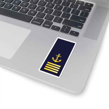SWE Navy 4bar (Sweden) (Military Rank) STICKER Vinyl Kiss-Cut Decal - The Sticker Space