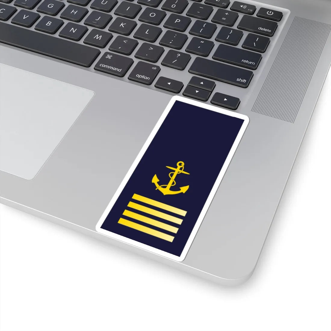 SWE Navy 4bar (Sweden) (Military Rank) STICKER Vinyl Kiss-Cut Decal - The Sticker Space