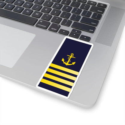 SWE Navy 4Stripes (Sweden) (Military Rank) STICKER Vinyl Kiss-Cut Decal - The Sticker Space