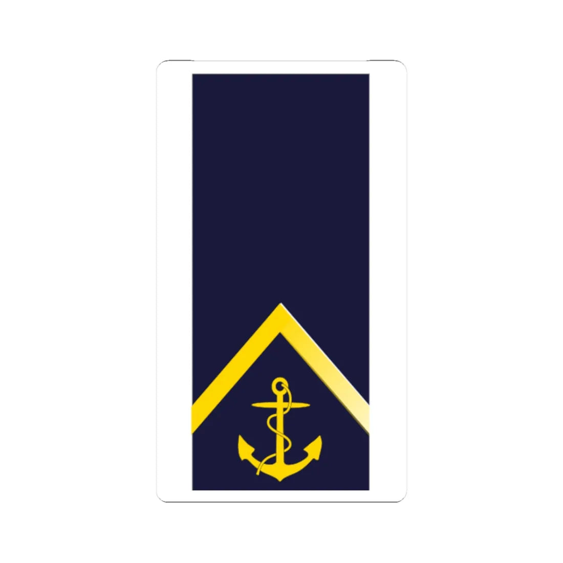 SWE Navy Kadett1 (Sweden) (Military Rank) STICKER Vinyl Kiss-Cut Decal 3 Inch White - The Sticker Space