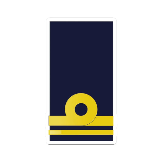 SWE NavyOF1b (Sweden) (Military Rank) STICKER Vinyl Kiss-Cut Decal 2 Inch White - The Sticker Space