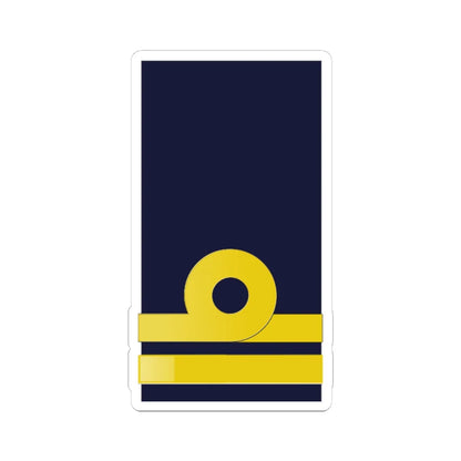 SWE NavyOF2 (Sweden) (Military Rank) STICKER Vinyl Kiss-Cut Decal 4 Inch White - The Sticker Space