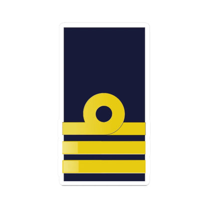 SWE NavyOF4 (Sweden) (Military Rank) STICKER Vinyl Kiss-Cut Decal 2 Inch White - The Sticker Space