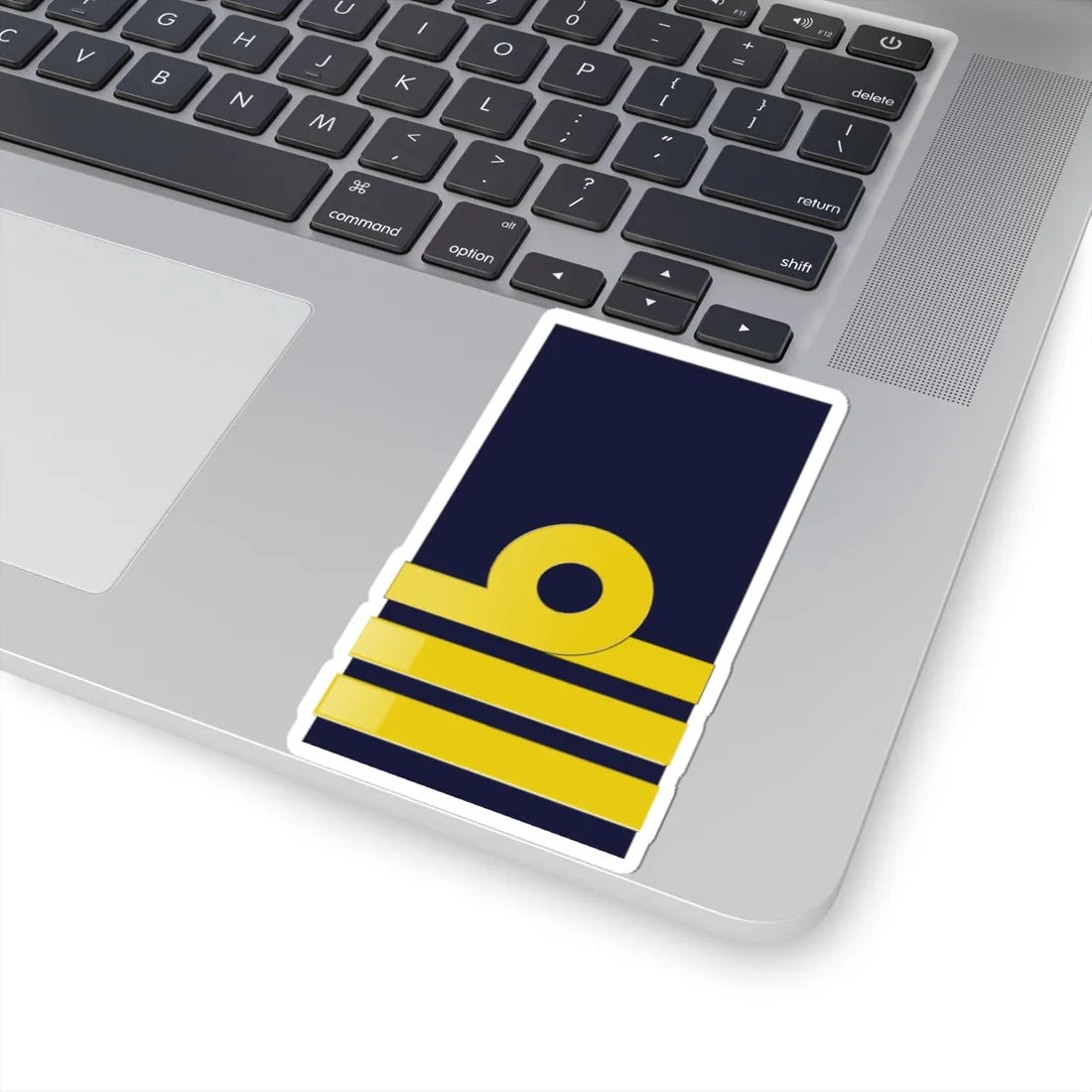 SWE NavyOF4 (Sweden) (Military Rank) STICKER Vinyl Kiss-Cut Decal - The Sticker Space