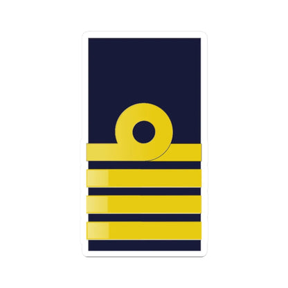 SWE NavyOF5 (Sweden) (Military Rank) STICKER Vinyl Kiss-Cut Decal 2 Inch White - The Sticker Space