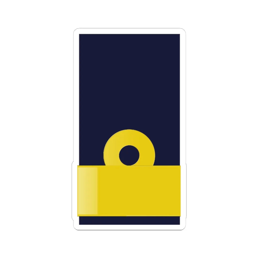 SWE NavyOF6 (Sweden) (Military Rank) STICKER Vinyl Kiss-Cut Decal 6 Inch White - The Sticker Space