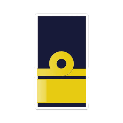 SWE NavyOF7 (Sweden) (Military Rank) STICKER Vinyl Kiss-Cut Decal 3 Inch White - The Sticker Space