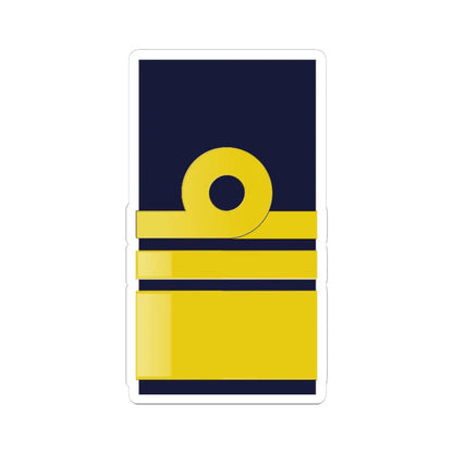 SWE NavyOF8 (Sweden) (Military Rank) STICKER Vinyl Kiss-Cut Decal 4 Inch White - The Sticker Space