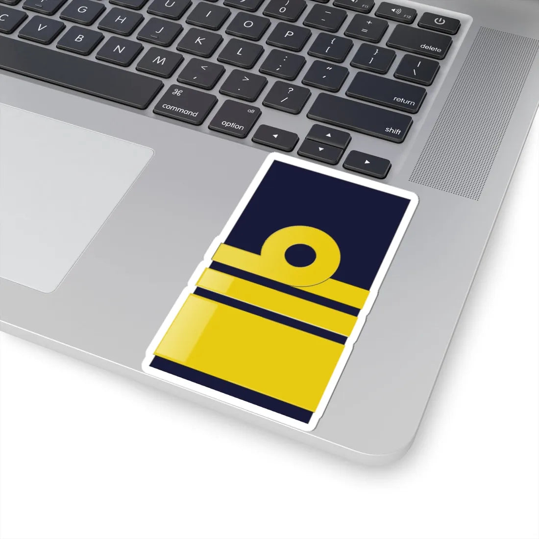 SWE NavyOF8 (Sweden) (Military Rank) STICKER Vinyl Kiss-Cut Decal - The Sticker Space