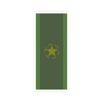 SWE Sergeant (Sweden) (Military Rank) STICKER Vinyl Kiss-Cut Decal 3 Inch White - The Sticker Space