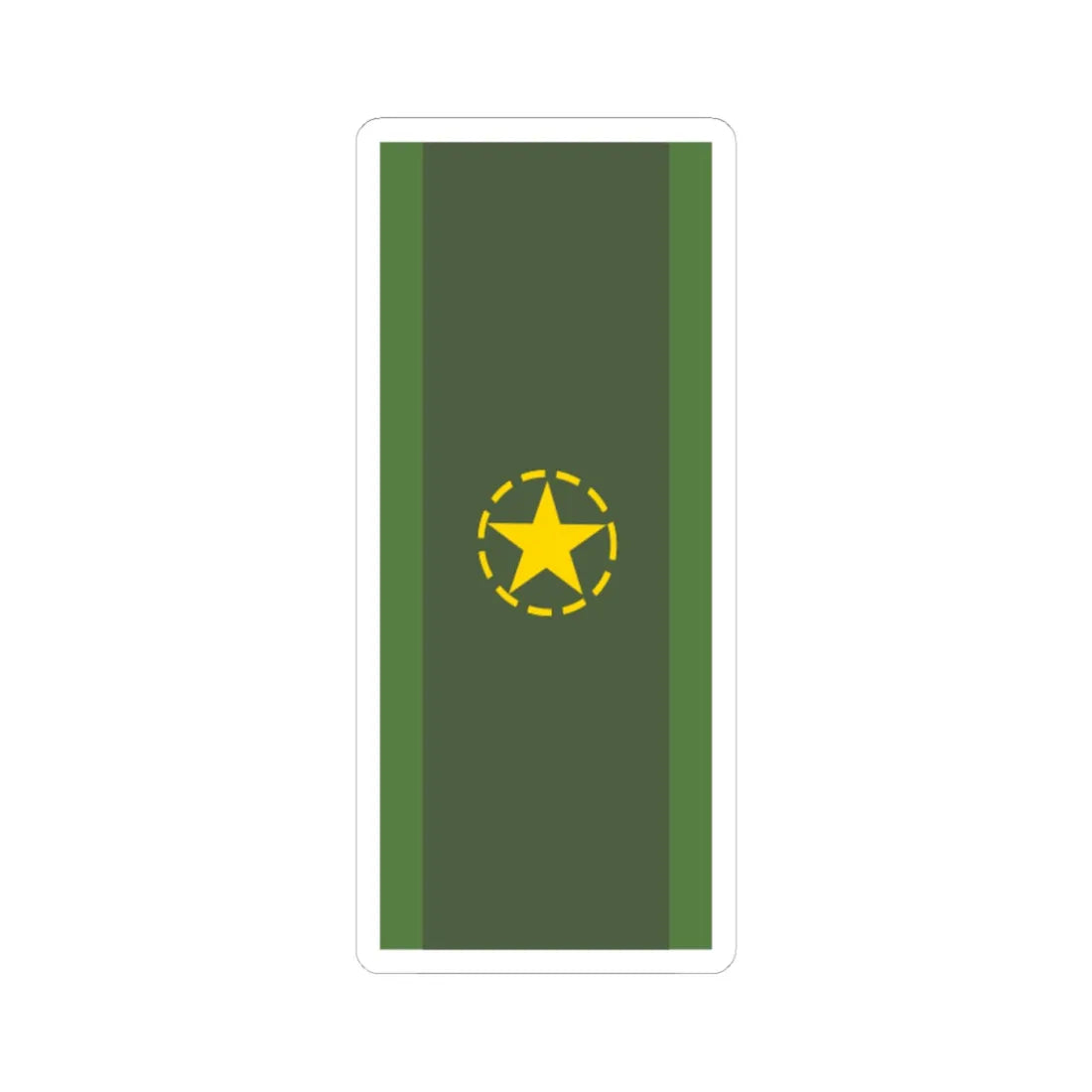 SWE Sergeant2 (Sweden) (Military Rank) STICKER Vinyl Kiss-Cut Decal 4 Inch White - The Sticker Space