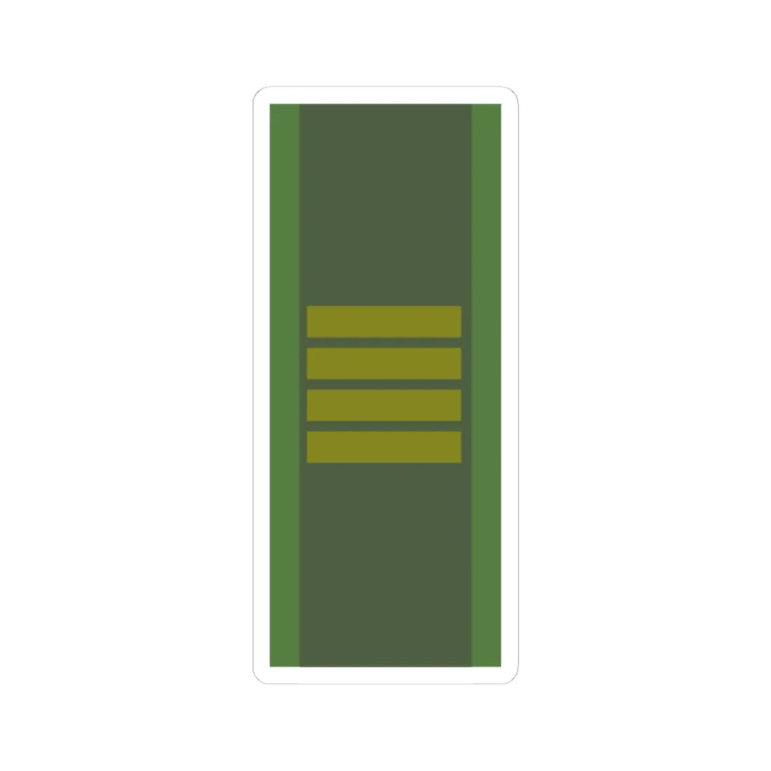 SWE Överfurir (Sweden) (Military Rank) STICKER Vinyl Kiss-Cut Decal 4 Inch White - The Sticker Space