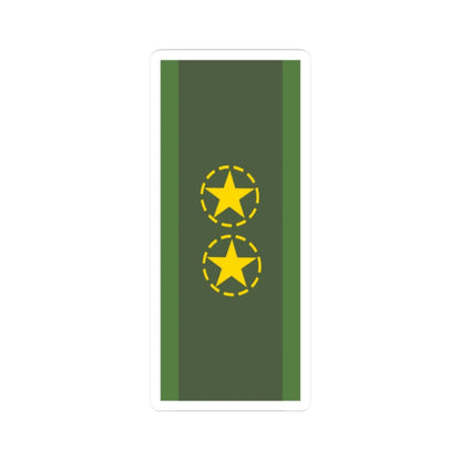 SWE översergeant (Sweden) (Military Rank) STICKER Vinyl Kiss-Cut Decal 2 Inch White - The Sticker Space