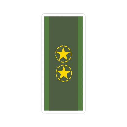 SWE översergeant (Sweden) (Military Rank) STICKER Vinyl Kiss-Cut Decal 4 Inch White - The Sticker Space