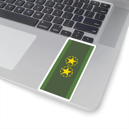 SWE översergeant (Sweden) (Military Rank) STICKER Vinyl Kiss-Cut Decal - The Sticker Space