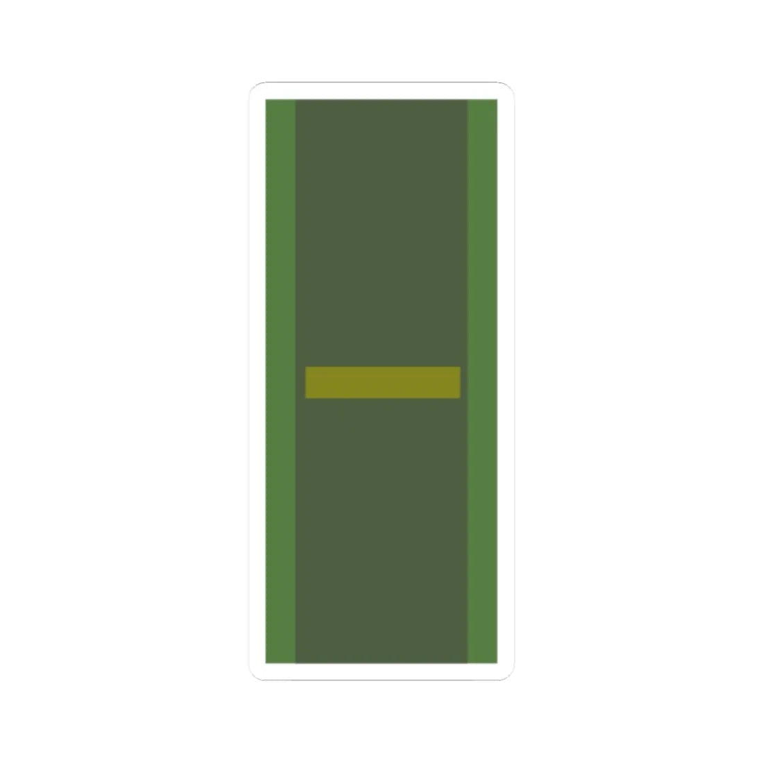 SWE Vicekorpral (Sweden) (Military Rank) STICKER Vinyl Kiss-Cut Decal 2 Inch White - The Sticker Space