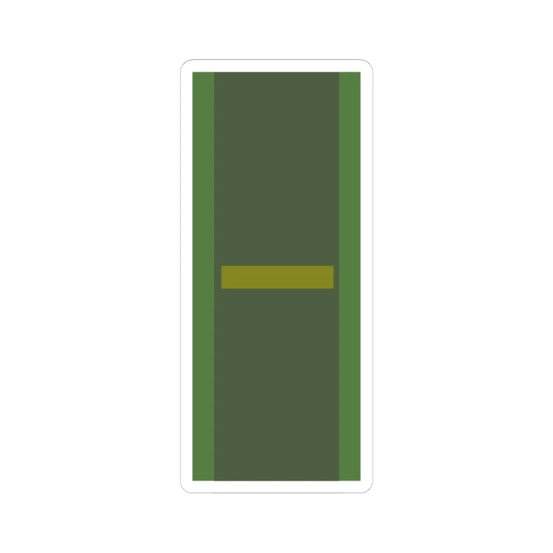 SWE Vicekorpral (Sweden) (Military Rank) STICKER Vinyl Kiss-Cut Decal 4 Inch White - The Sticker Space