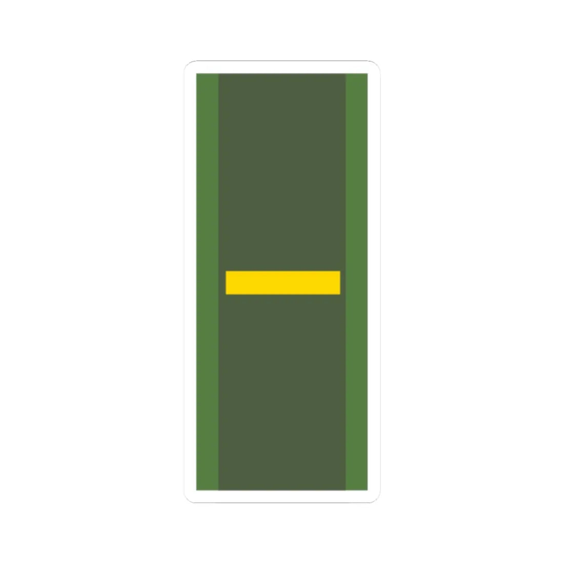 SWE Vicekorpral2 (Sweden) (Military Rank) STICKER Vinyl Kiss-Cut Decal 2 Inch White - The Sticker Space