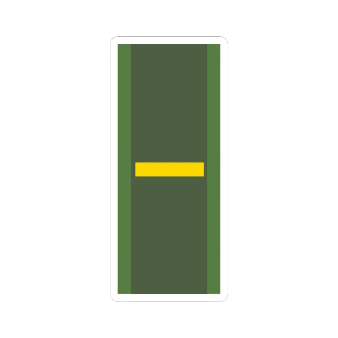 SWE Vicekorpral2 (Sweden) (Military Rank) STICKER Vinyl Kiss-Cut Decal 3 Inch White - The Sticker Space