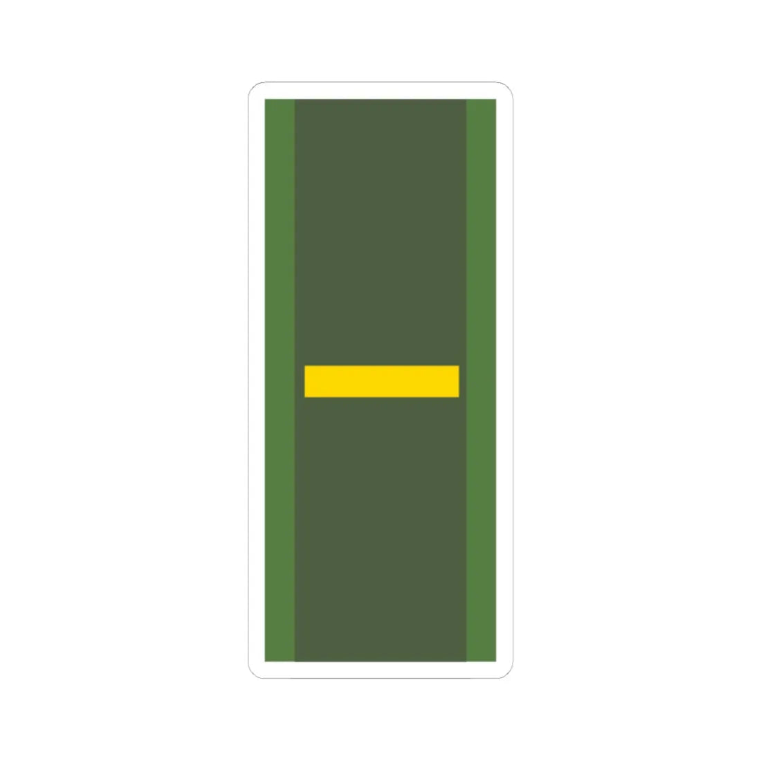 SWE Vicekorpral2 (Sweden) (Military Rank) STICKER Vinyl Kiss-Cut Decal 4 Inch White - The Sticker Space