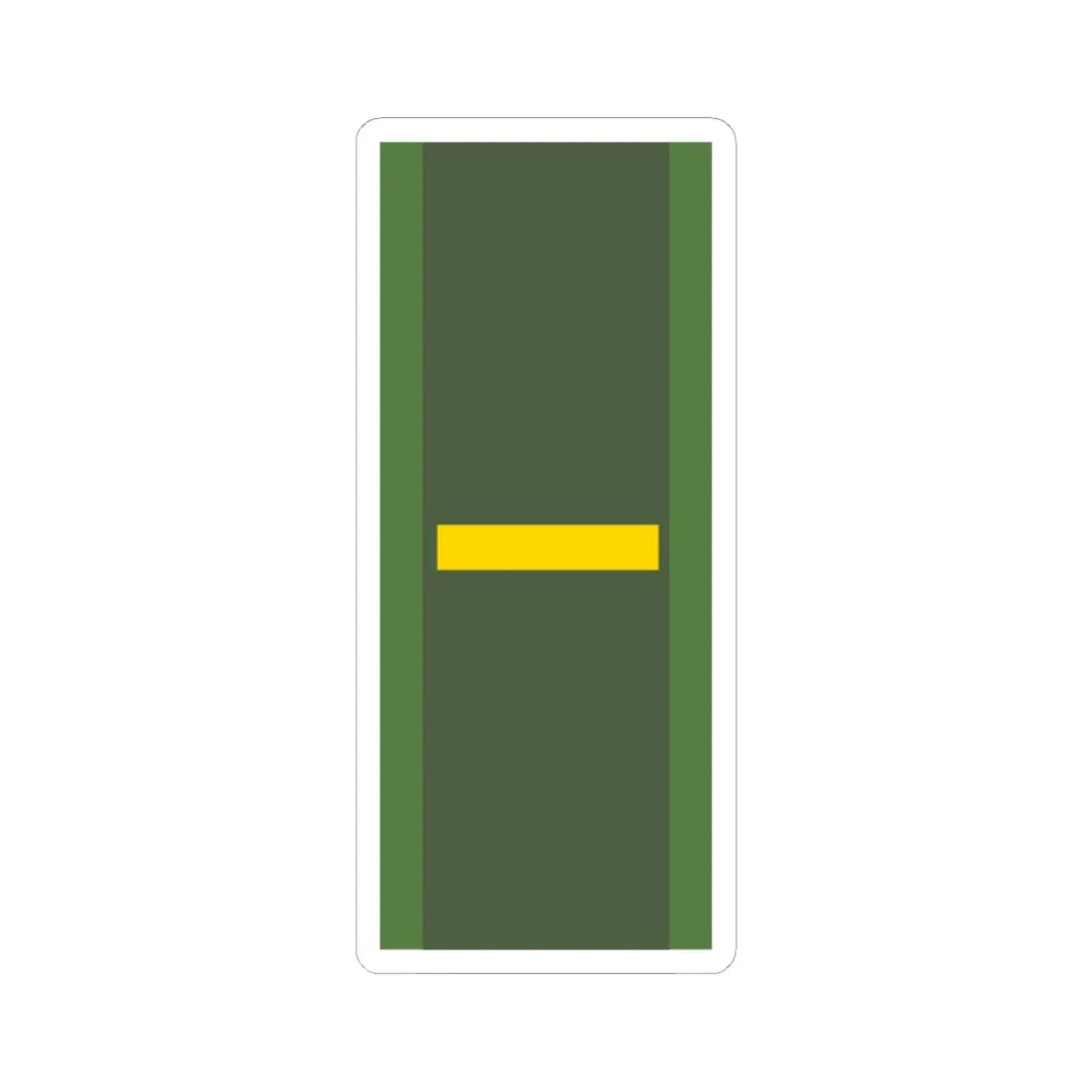 SWE Vicekorpral2 (Sweden) (Military Rank) STICKER Vinyl Kiss-Cut Decal 6 Inch White - The Sticker Space