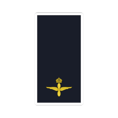 Sweden AirForce OR 1a 2019 (Sweden) (Military Rank) STICKER Vinyl Kiss-Cut Decal 2 Inch White - The Sticker Space