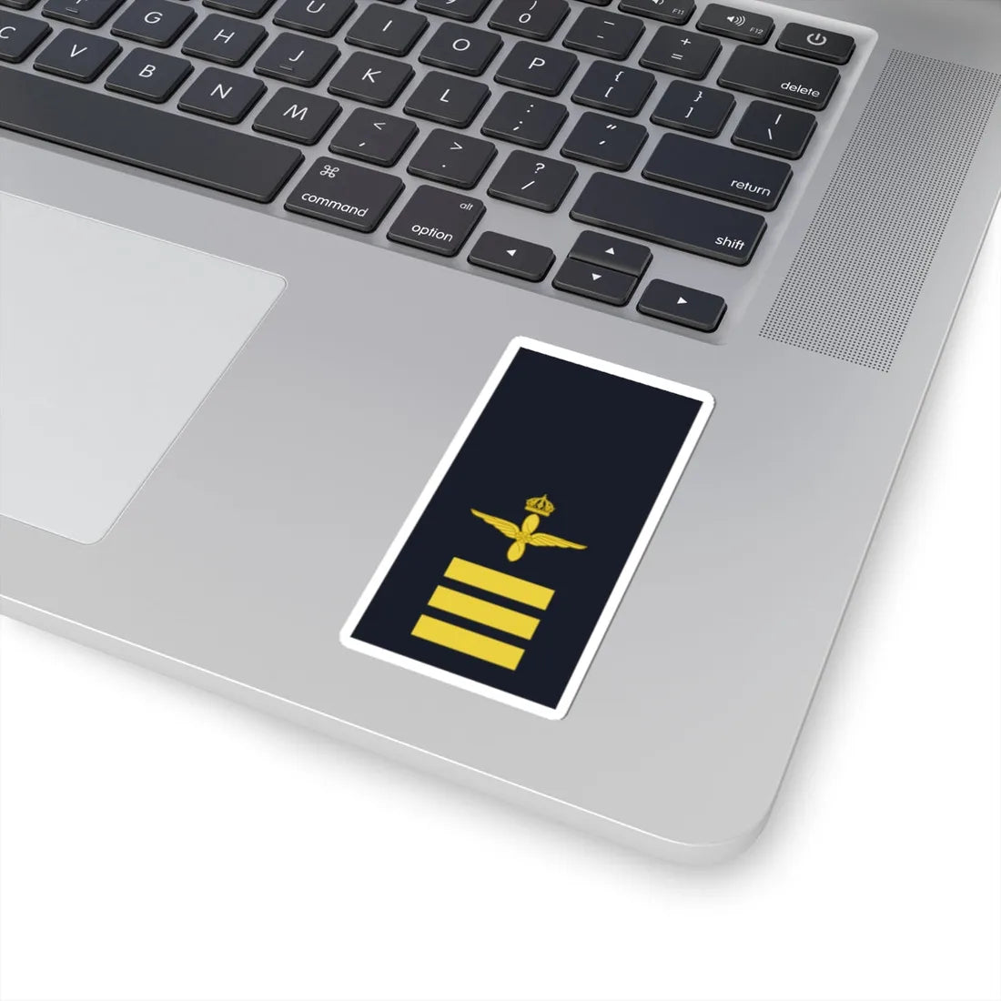 Sweden AirForce OR 2a 2019 (Sweden) (Military Rank) STICKER Vinyl Kiss-Cut Decal - The Sticker Space